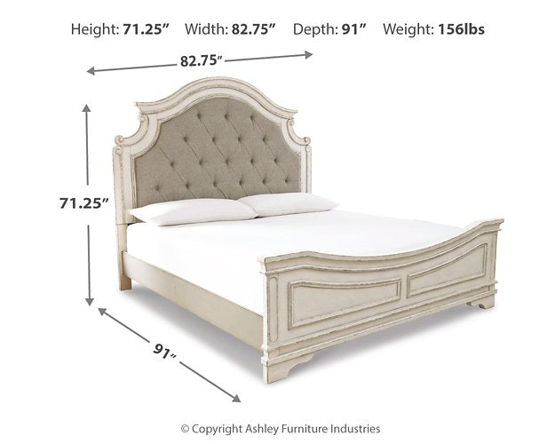Realyn Upholstered Bed - Theo's Factory Direct Mattress & Furniture (Columbus, OH)