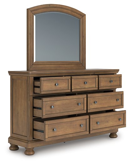 Feddinger Dresser and Mirror - Theo's Factory Direct Mattress & Furniture (Columbus, OH)