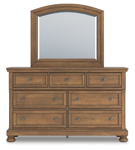Feddinger Dresser and Mirror - Theo's Factory Direct Mattress & Furniture (Columbus, OH)