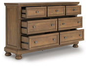 Feddinger Dresser and Mirror - Theo's Factory Direct Mattress & Furniture (Columbus, OH)