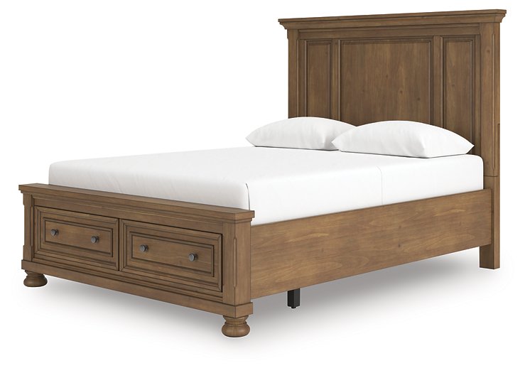 Feddinger Panel Storage Bed - Theo's Factory Direct Mattress & Furniture (Columbus, OH)