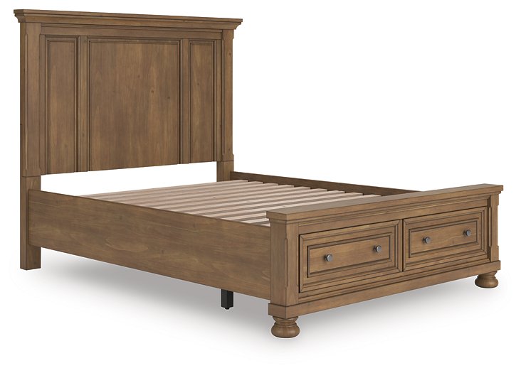 Feddinger Panel Storage Bed - Theo's Factory Direct Mattress & Furniture (Columbus, OH)