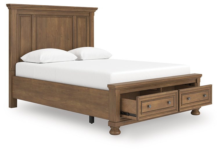 Feddinger Panel Storage Bed - Theo's Factory Direct Mattress & Furniture (Columbus, OH)