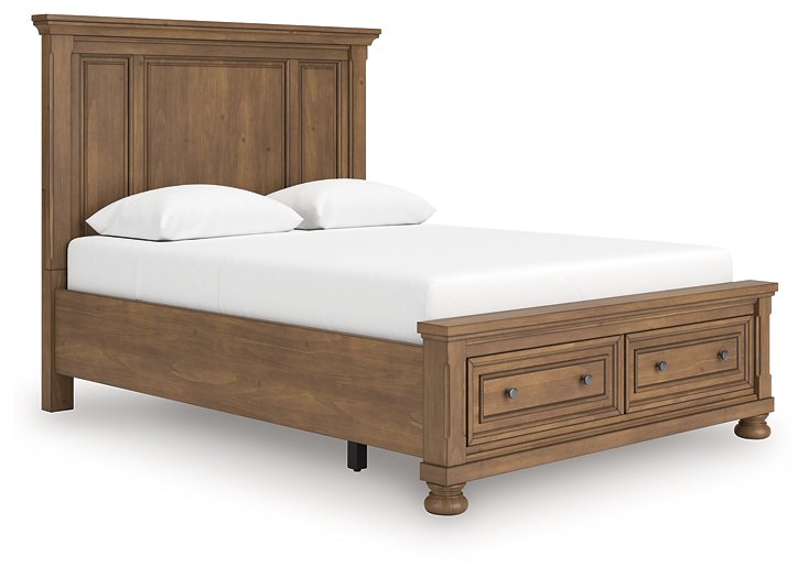 Feddinger Panel Storage Bed - Theo's Factory Direct Mattress & Furniture (Columbus, OH)