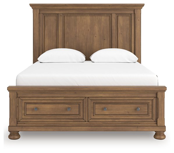 Feddinger Panel Storage Bed - Theo's Factory Direct Mattress & Furniture (Columbus, OH)