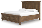 Feddinger Panel Storage Bed - Theo's Factory Direct Mattress & Furniture (Columbus, OH)