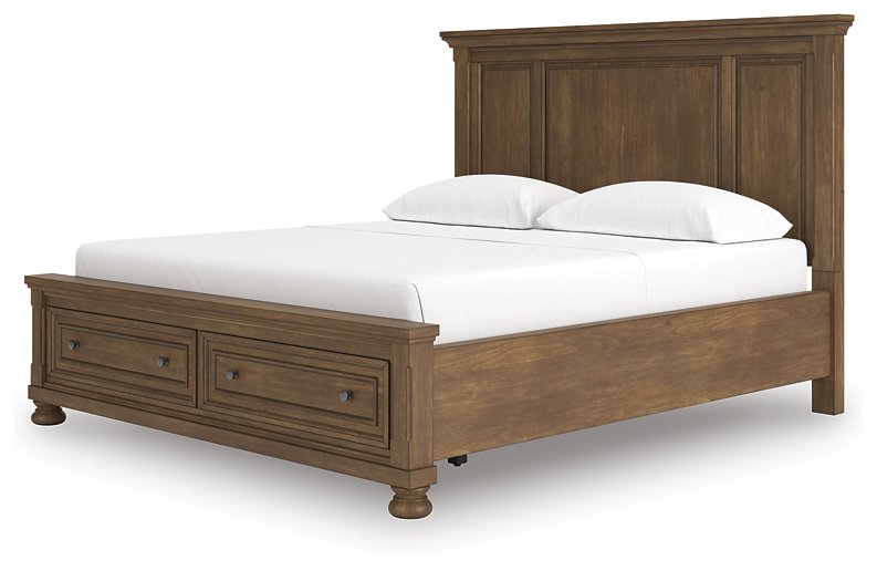 Feddinger Panel Storage Bed - Theo's Factory Direct Mattress & Furniture (Columbus, OH)