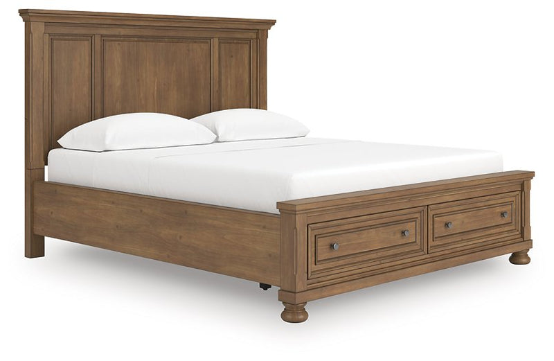 Feddinger Panel Storage Bed - Theo's Factory Direct Mattress & Furniture (Columbus, OH)