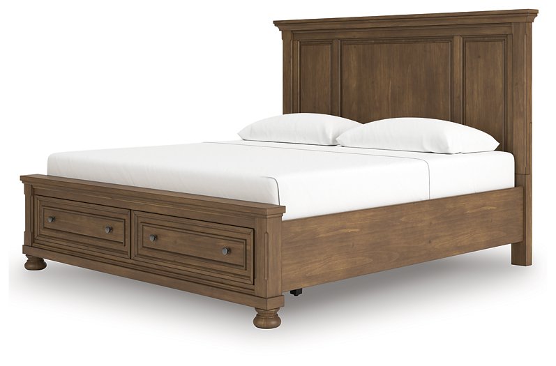 Feddinger Panel Storage Bed - Theo's Factory Direct Mattress & Furniture (Columbus, OH)