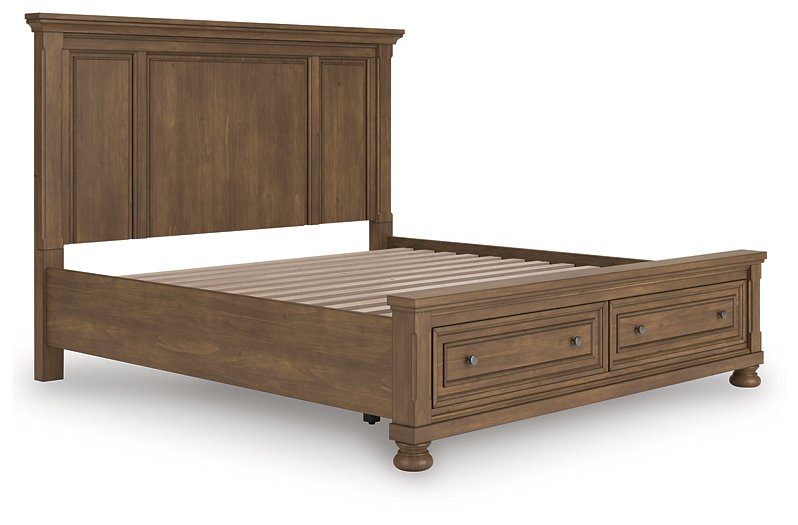 Feddinger Panel Storage Bed - Theo's Factory Direct Mattress & Furniture (Columbus, OH)