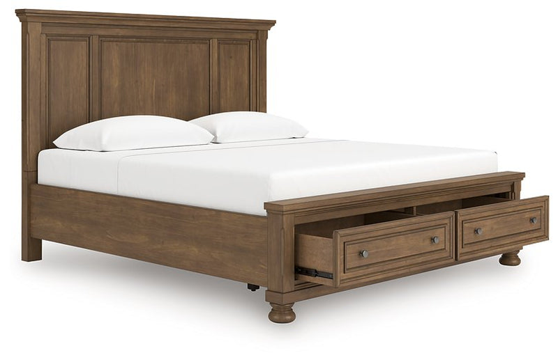 Feddinger Panel Storage Bed - Theo's Factory Direct Mattress & Furniture (Columbus, OH)