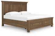 Feddinger Panel Storage Bed - Theo's Factory Direct Mattress & Furniture (Columbus, OH)