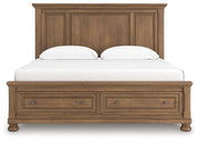 Feddinger Panel Storage Bed - Theo's Factory Direct Mattress & Furniture (Columbus, OH)