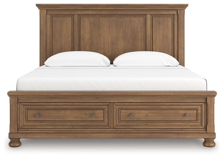 Feddinger Panel Storage Bed - Theo's Factory Direct Mattress & Furniture (Columbus, OH)
