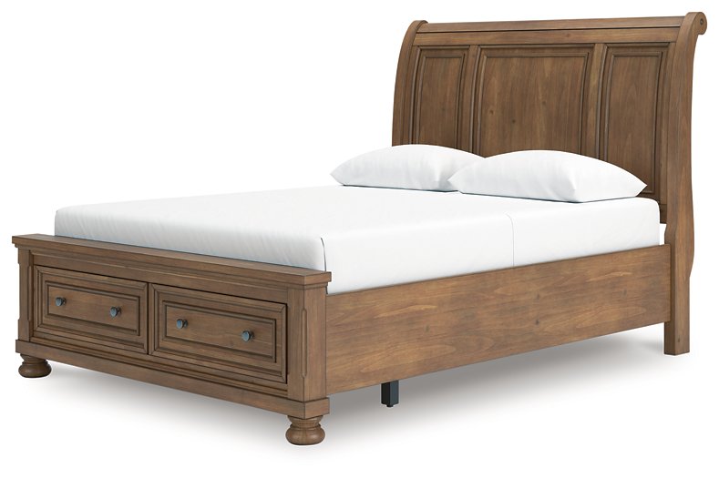 Feddinger Panel Storage Bed - Theo's Factory Direct Mattress & Furniture (Columbus, OH)
