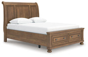 Feddinger Panel Storage Bed - Theo's Factory Direct Mattress & Furniture (Columbus, OH)