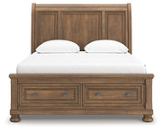 Feddinger Panel Storage Bed - Theo's Factory Direct Mattress & Furniture (Columbus, OH)