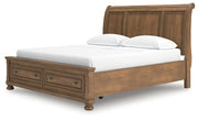 Feddinger Panel Storage Bed - Theo's Factory Direct Mattress & Furniture (Columbus, OH)