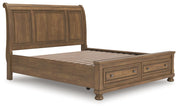 Feddinger Panel Storage Bed - Theo's Factory Direct Mattress & Furniture (Columbus, OH)