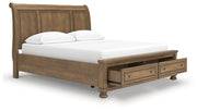 Feddinger Panel Storage Bed - Theo's Factory Direct Mattress & Furniture (Columbus, OH)