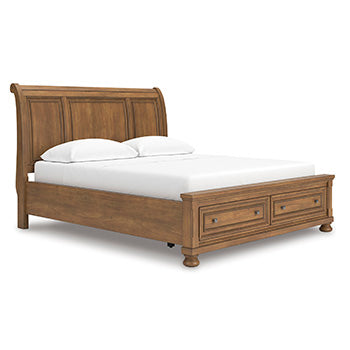 Feddinger Panel Storage Bed - Theo's Factory Direct Mattress & Furniture (Columbus, OH)