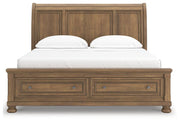 Feddinger Panel Storage Bed - Theo's Factory Direct Mattress & Furniture (Columbus, OH)