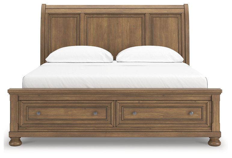 Feddinger Panel Storage Bed - Theo's Factory Direct Mattress & Furniture (Columbus, OH)