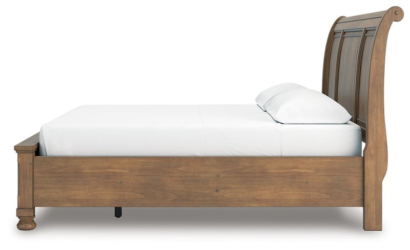 Feddinger Panel Storage Bed - Theo's Factory Direct Mattress & Furniture (Columbus, OH)