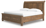 Feddinger Panel Storage Bed - Theo's Factory Direct Mattress & Furniture (Columbus, OH)