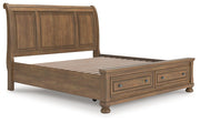 Feddinger Panel Storage Bed - Theo's Factory Direct Mattress & Furniture (Columbus, OH)