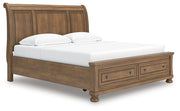 Feddinger Panel Storage Bed - Theo's Factory Direct Mattress & Furniture (Columbus, OH)