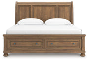 Feddinger Panel Storage Bed - Theo's Factory Direct Mattress & Furniture (Columbus, OH)