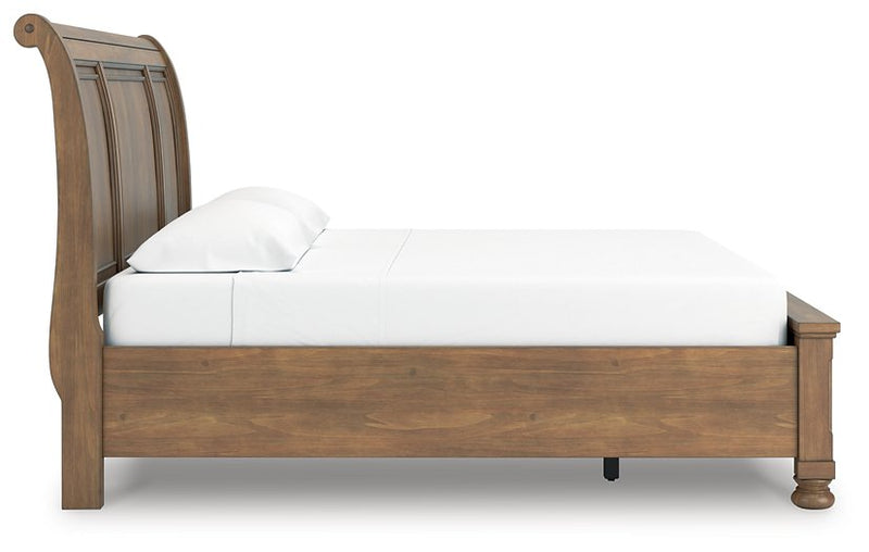Feddinger Panel Storage Bed - Theo's Factory Direct Mattress & Furniture (Columbus, OH)