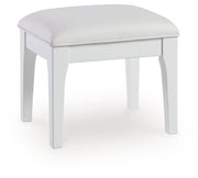 Chalanna Vanity Stool - Theo's Factory Direct Mattress & Furniture (Columbus, OH)
