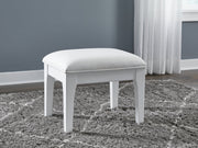 Chalanna Vanity Stool - Theo's Factory Direct Mattress & Furniture (Columbus, OH)