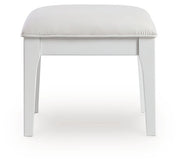 Chalanna Vanity Stool - Theo's Factory Direct Mattress & Furniture (Columbus, OH)