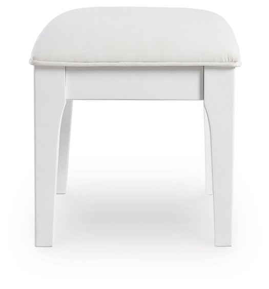 Chalanna Vanity Stool - Theo's Factory Direct Mattress & Furniture (Columbus, OH)