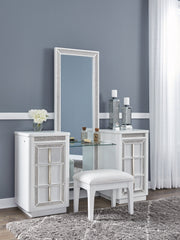 Chalanna Vanity with Mirror - Theo's Factory Direct Mattress & Furniture (Columbus, OH)