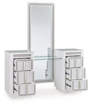 Chalanna Vanity with Mirror - Theo's Factory Direct Mattress & Furniture (Columbus, OH)