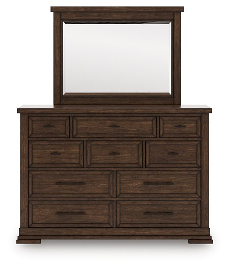Taffenbrook Dresser and Mirror - Theo's Factory Direct Mattress & Furniture (Columbus, OH)