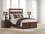 Taffenbrook Panel Storage Bed - Theo's Factory Direct Mattress & Furniture (Columbus, OH)