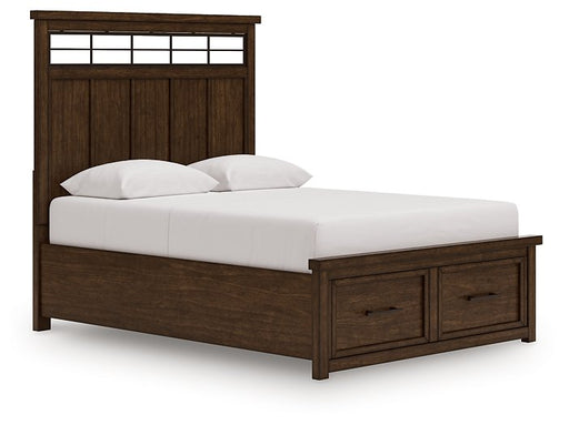Taffenbrook Panel Storage Bed - Theo's Factory Direct Mattress & Furniture (Columbus, OH)