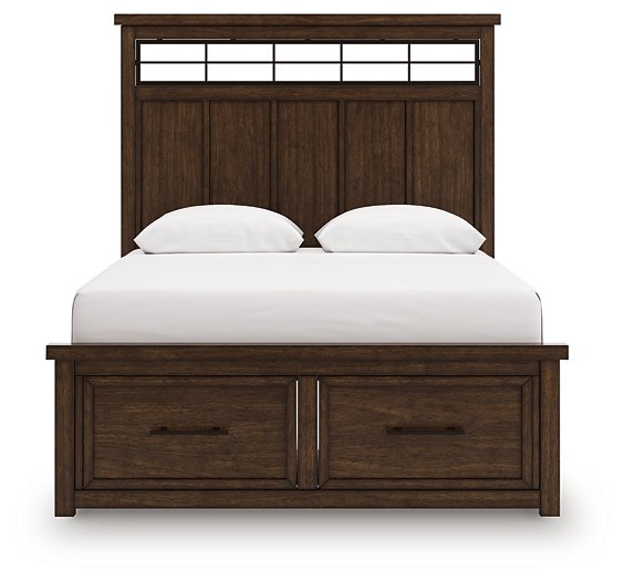 Taffenbrook Panel Storage Bed - Theo's Factory Direct Mattress & Furniture (Columbus, OH)