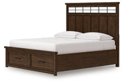 Taffenbrook Panel Storage Bed - Theo's Factory Direct Mattress & Furniture (Columbus, OH)