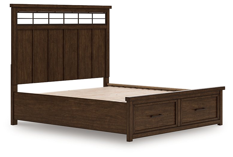 Taffenbrook Panel Storage Bed - Theo's Factory Direct Mattress & Furniture (Columbus, OH)