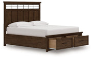 Taffenbrook Panel Storage Bed - Theo's Factory Direct Mattress & Furniture (Columbus, OH)