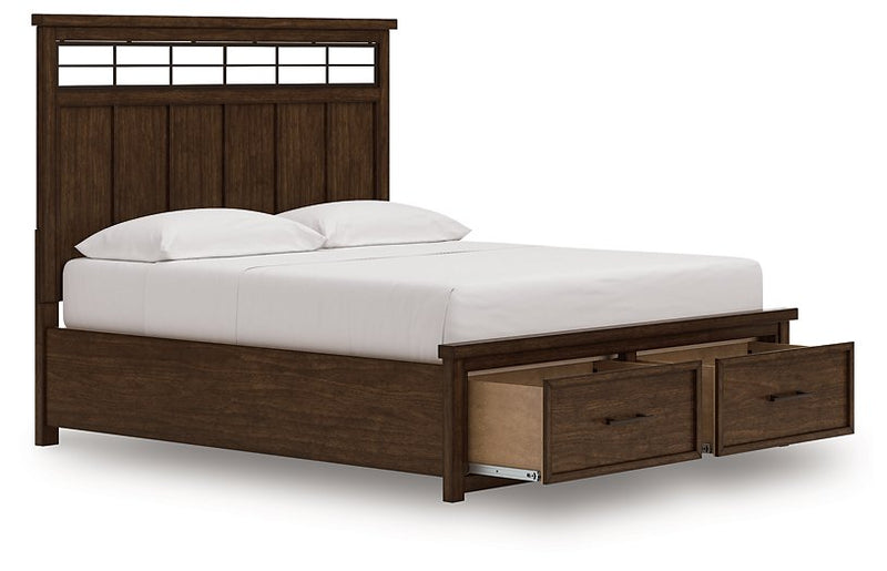 Taffenbrook Panel Storage Bed - Theo's Factory Direct Mattress & Furniture (Columbus, OH)