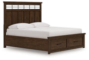 Taffenbrook Panel Storage Bed - Theo's Factory Direct Mattress & Furniture (Columbus, OH)