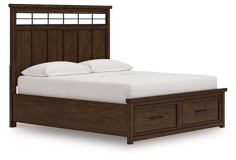 Taffenbrook Panel Storage Bed - Theo's Factory Direct Mattress & Furniture (Columbus, OH)