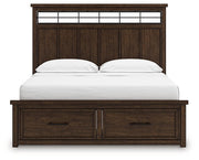 Taffenbrook Panel Storage Bed - Theo's Factory Direct Mattress & Furniture (Columbus, OH)